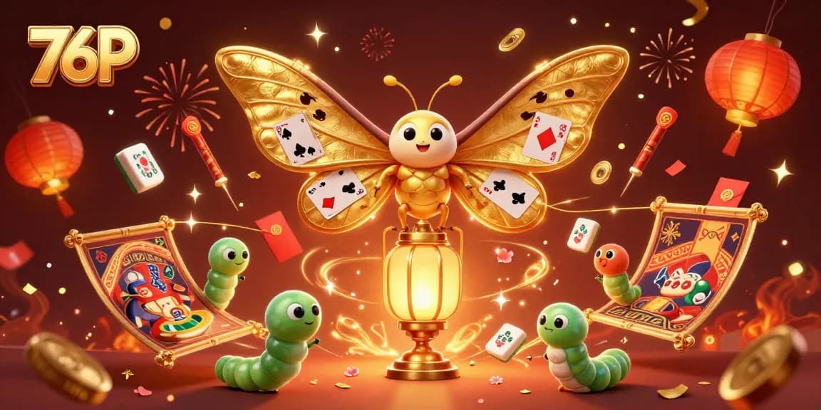 Experimente a emoção de jogar no 76P com uma ilustração de cassino vibrante e cheia de detalhes.