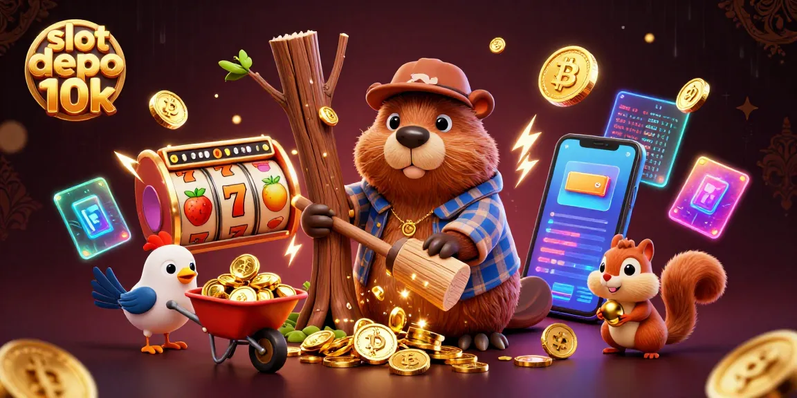 Beraksi dengan slot depo 10k sambil mengumpulkan koin emas dari pohon dengan beaver dan teman burungnya.