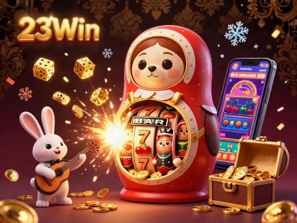 Experience thrilling gameplay at 23Win with vibrant casino adventures featuring characters and jackpots.