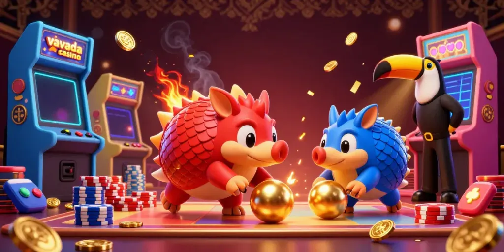 Experience the excitement of vavada casino with vibrant pangolins and colorful game elements.