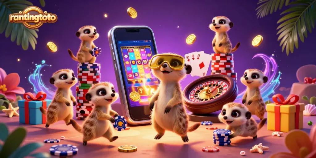 RANTINGTOTO menawarkan pengalaman judi yang seru dengan koloni meerkat menjalankan kasino yang menakjubkan.