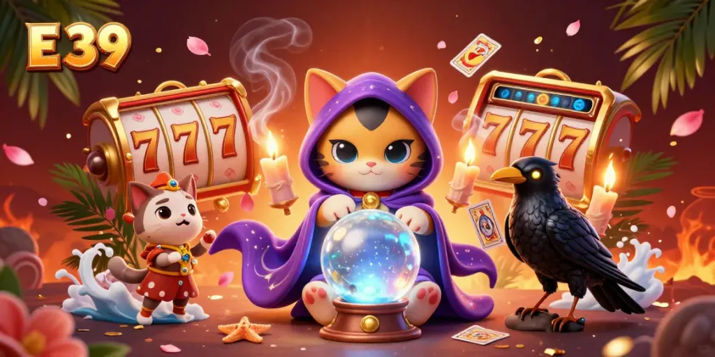 Experience thrilling jackpots with E 39 in an ultra-detailed 3D casino scene.