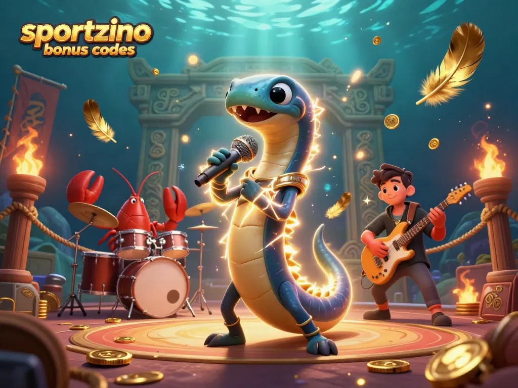 Claim bonuses with sportzino bonus codes in this lively underwater casino scene.
