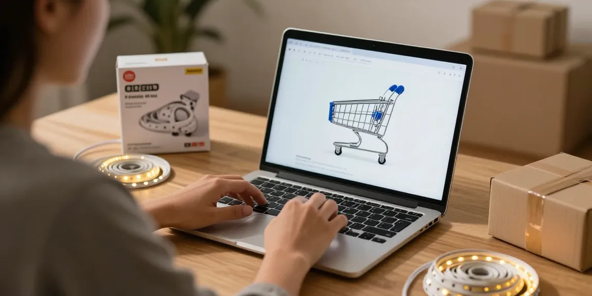 Banda LED COB disponibilă pe platforma de e-commerce pentru cele mai bune oferte
