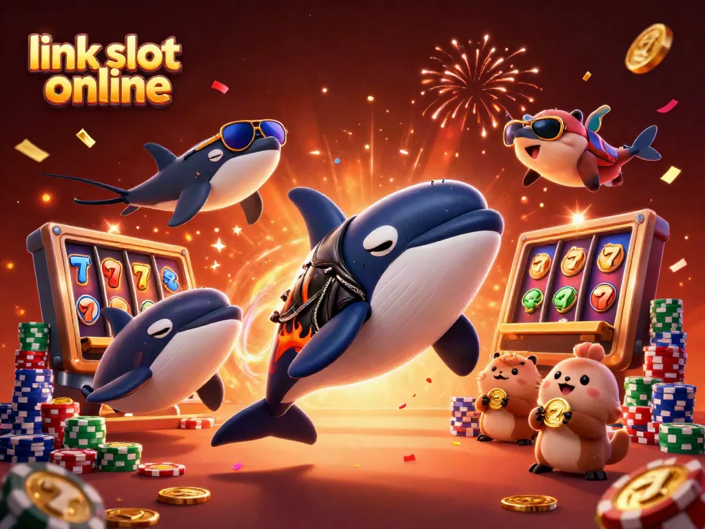Menangkan permainan slot dengan kota online link slot online yang penuh warna dan koin emas.