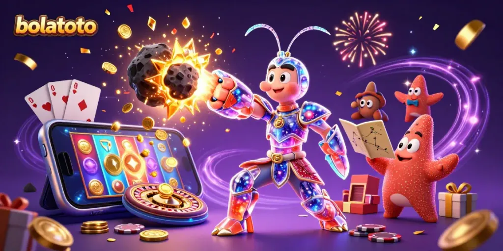 Experience the thrilling action of bolatoto with dynamic gaming elements and vibrant characters.
