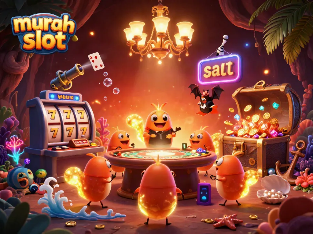 Menangkan murah slot dengan ilustrasi kasino bawah laut yang spektakuler dan karakter menarik.
