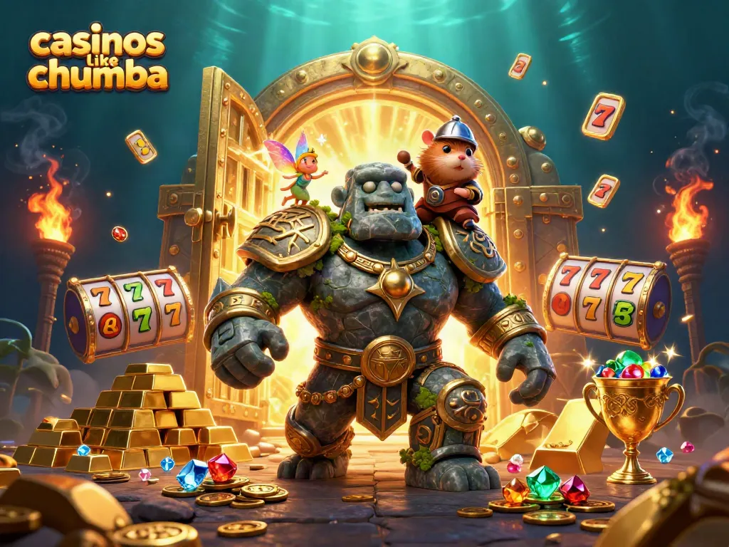 Experience vibrant gaming action at casinos like Chumba with unique characters and treasures.