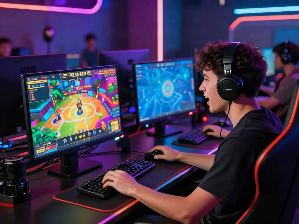 ผู้เล่นกำลังสนุกกับเกมคาสิโนออนไลน์ joker gaming ในบรรยากาศที่น่าตื่นเต้น