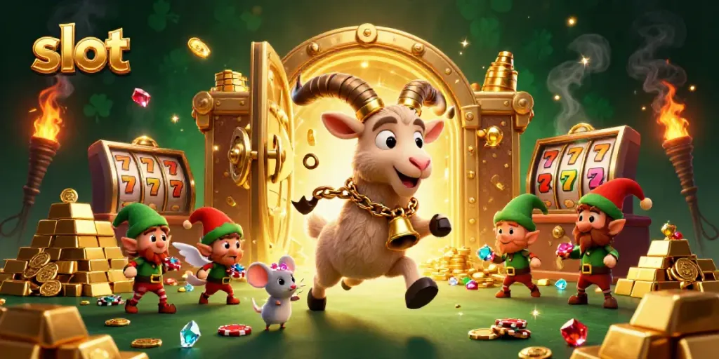 Slot ikonik dengan karakter lucu yang menghadirkan suasana kasino meriah dan menakutkan di musim liburan.