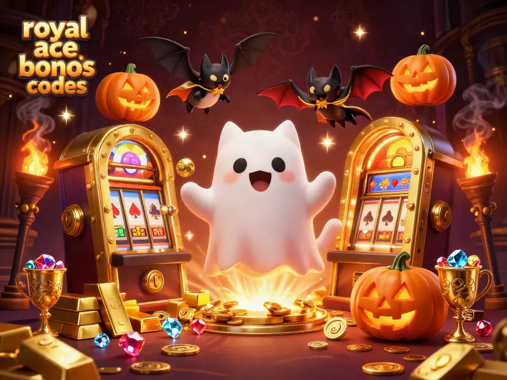 Engage with royal ace bonus codes in a thrilling casino scene filled with ghostly fun.